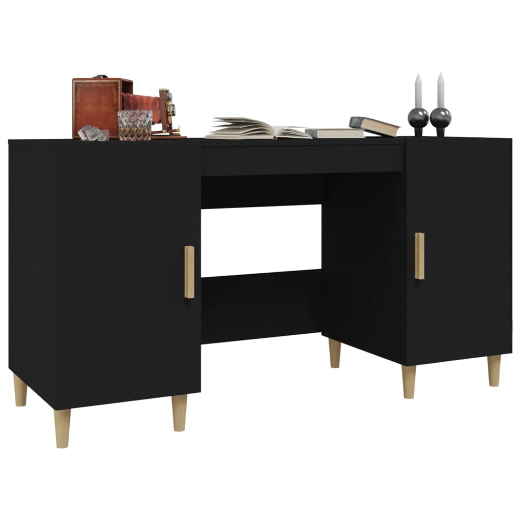 Desk 140X50X75 Cm Engineered Wood