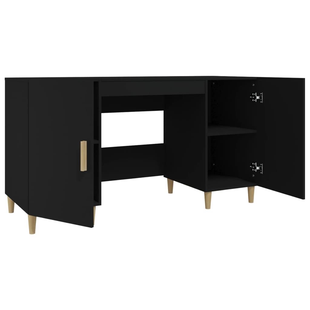Desk 140X50X75 Cm Engineered Wood
