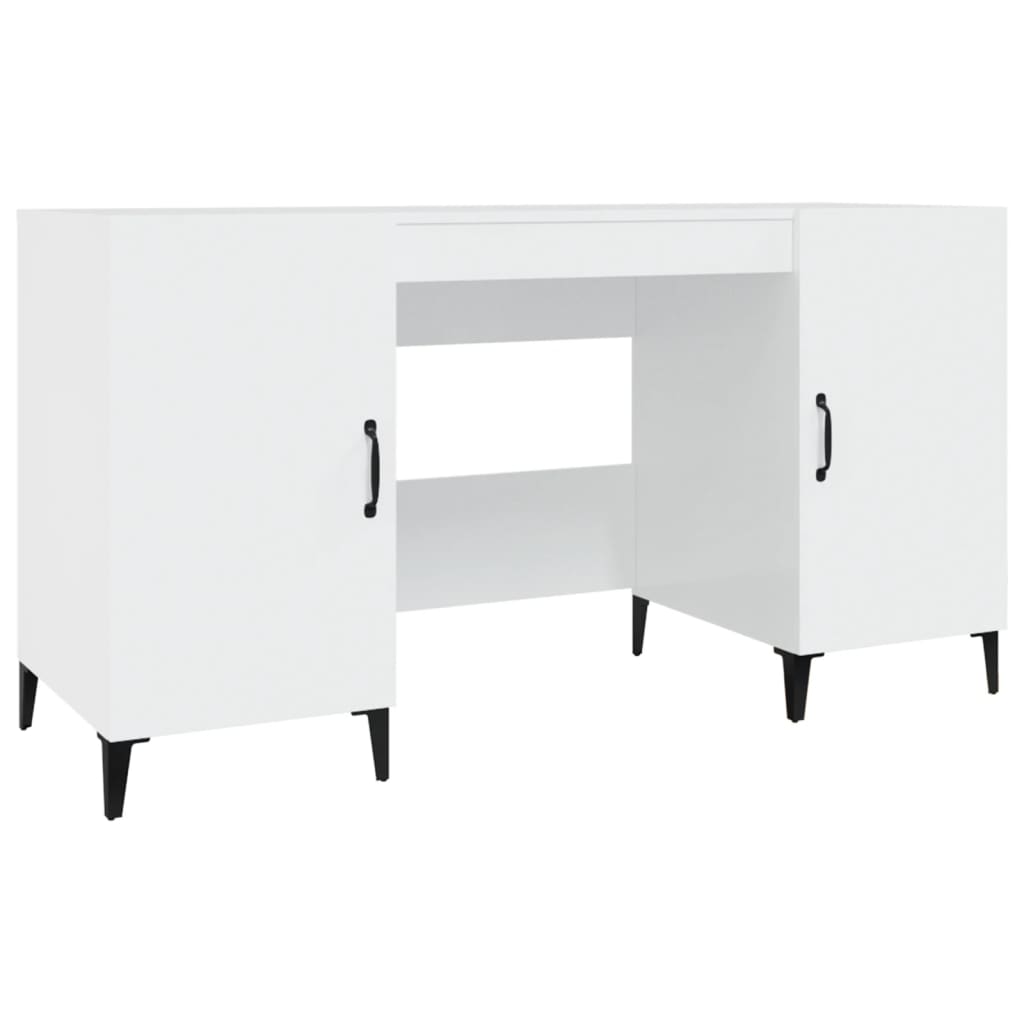 Desk 140X50X75 Cm Engineered Wood