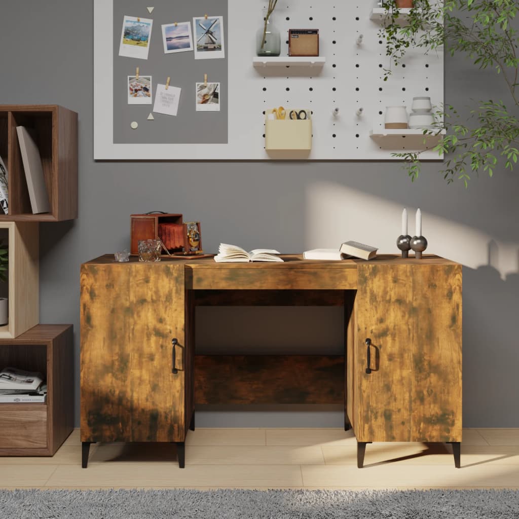 Desk 140X50X75 Cm Engineered Wood