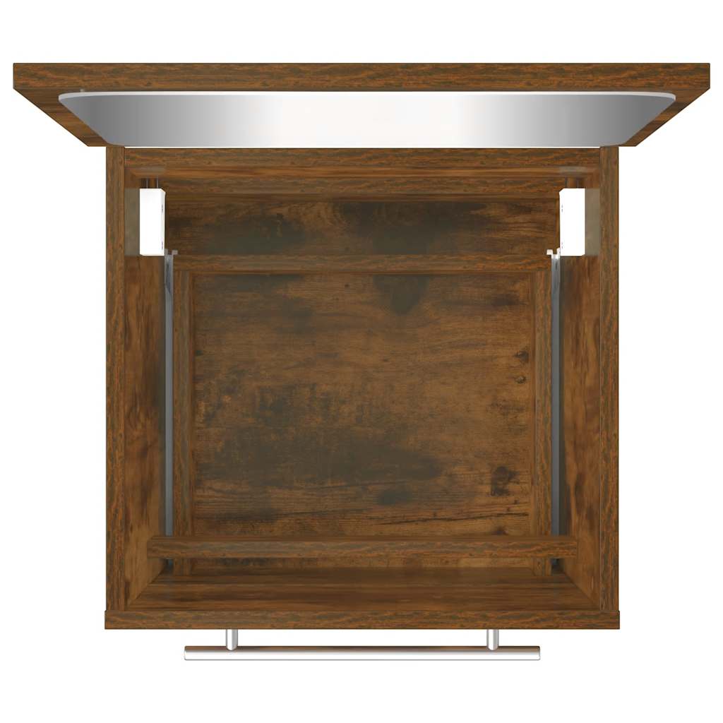 Bathroom Cabinet With Mirror 41X38.5X48 Cm Engineered Wood