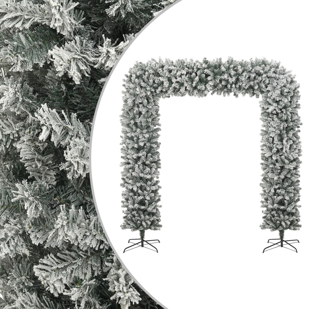 Christmas Tree Arch With Flocked Snow 270 Cm