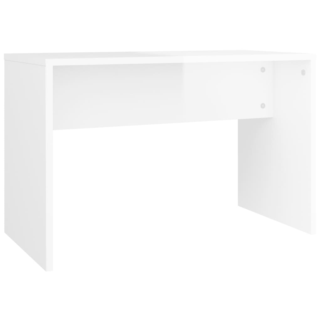 Dressing Table Set With Led Engineered Wood