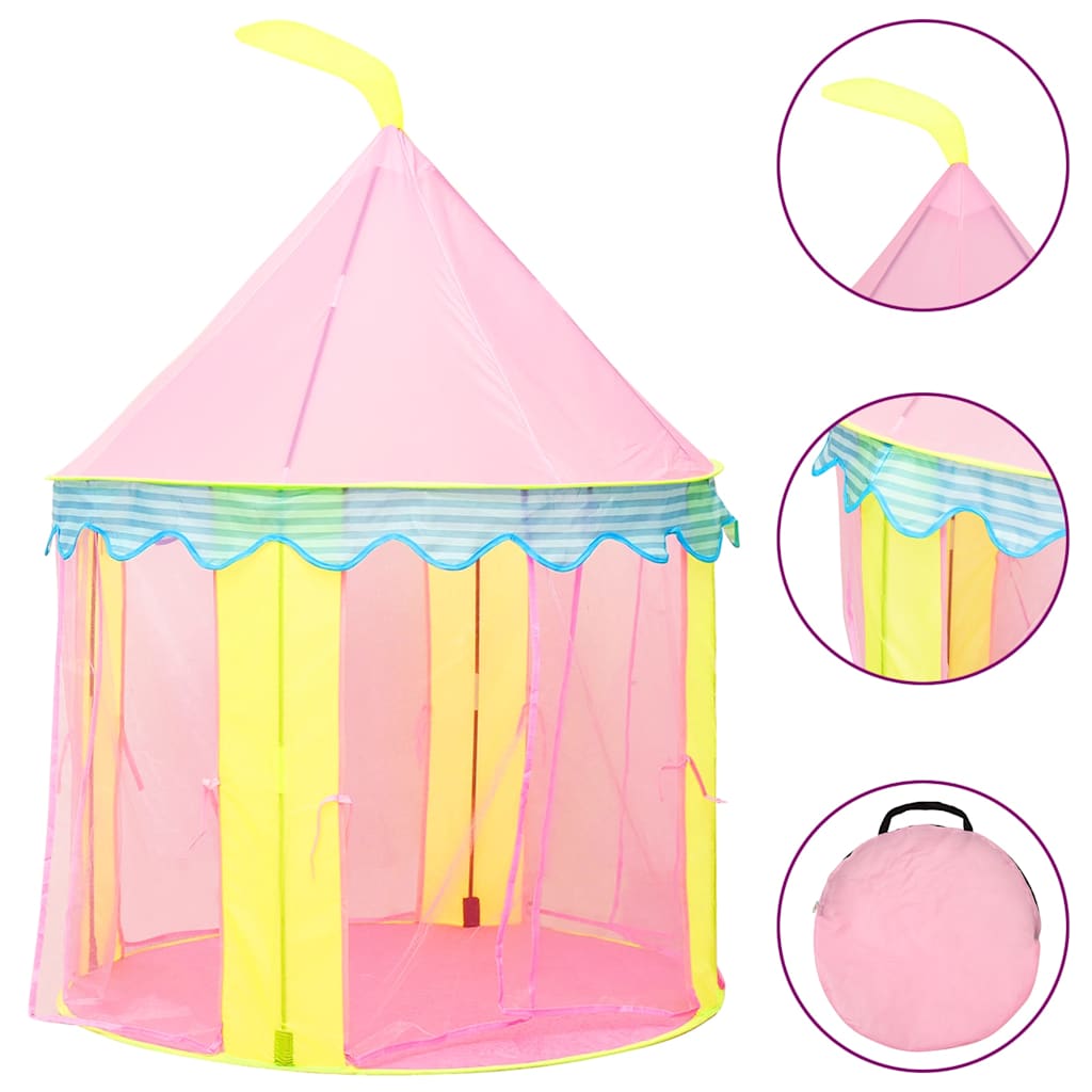 Children Play Tent Pink 100X100X127 Cm