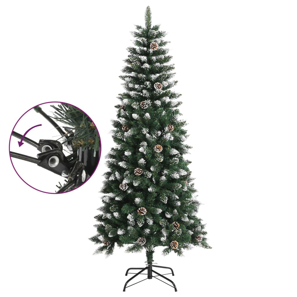 Artificial Christmas Tree With Stand Green Pvc