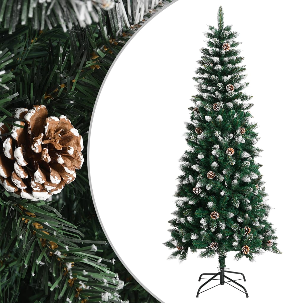 Artificial Christmas Tree With Stand Green Pvc