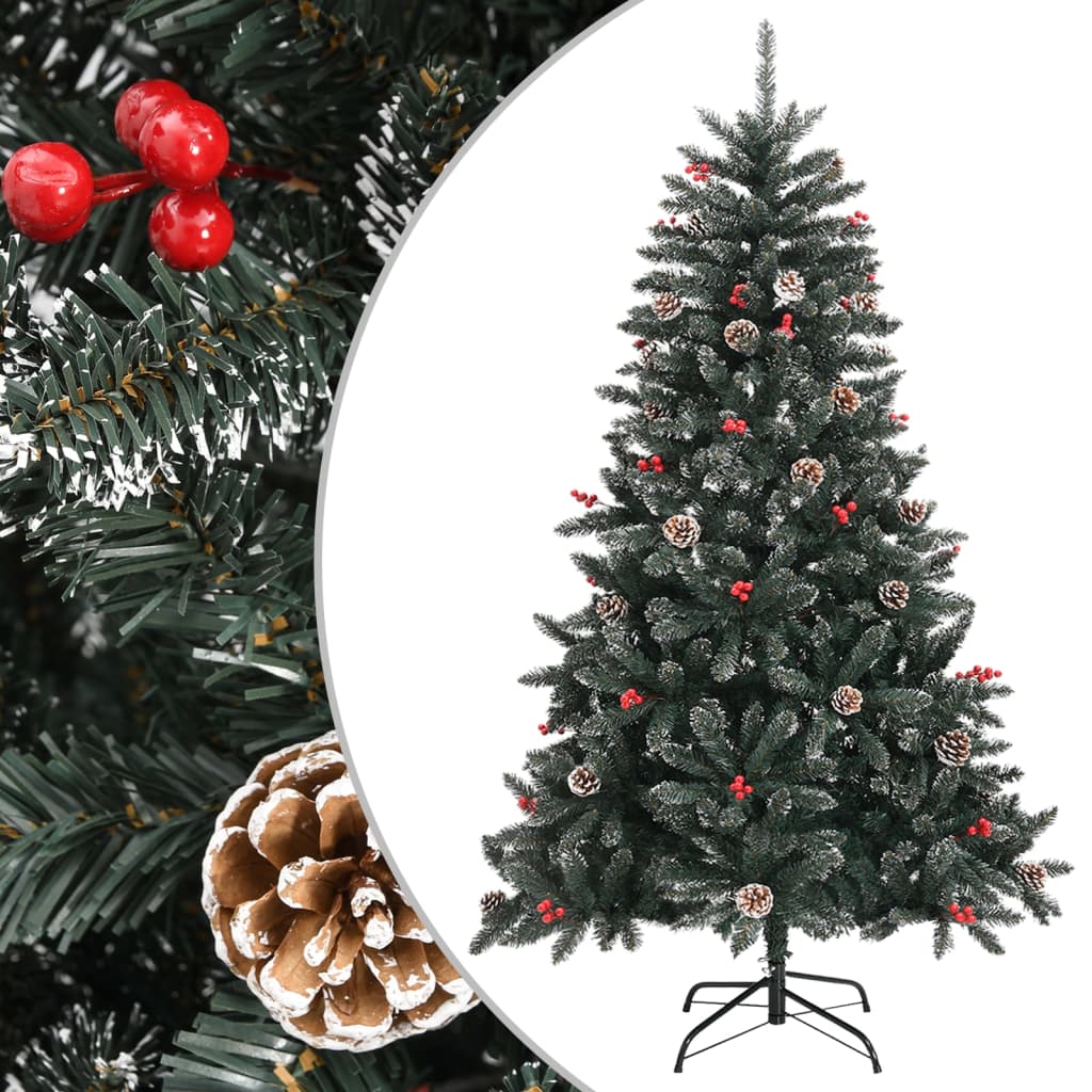Artificial Christmas Tree With Stand Green Pvc