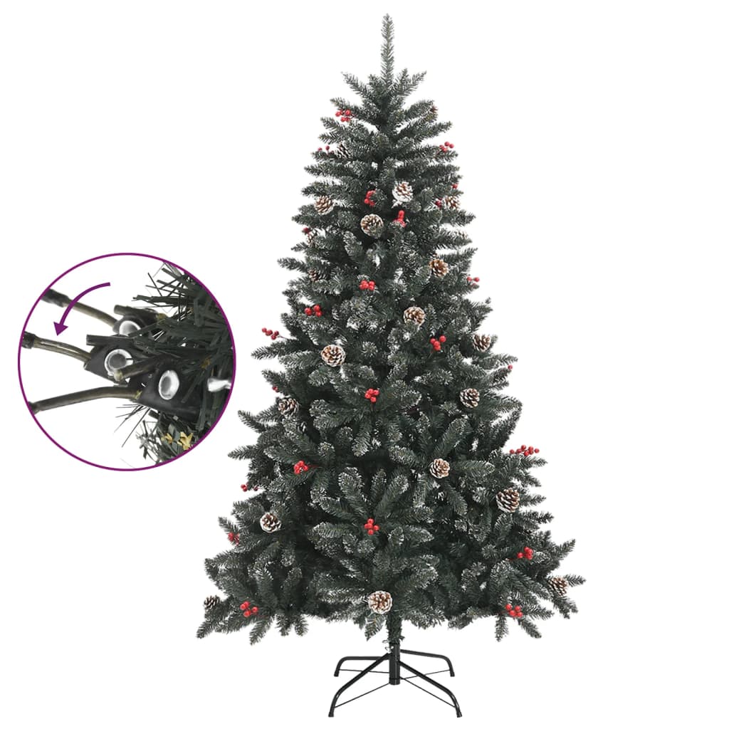Artificial Christmas Tree With Stand Green Pvc