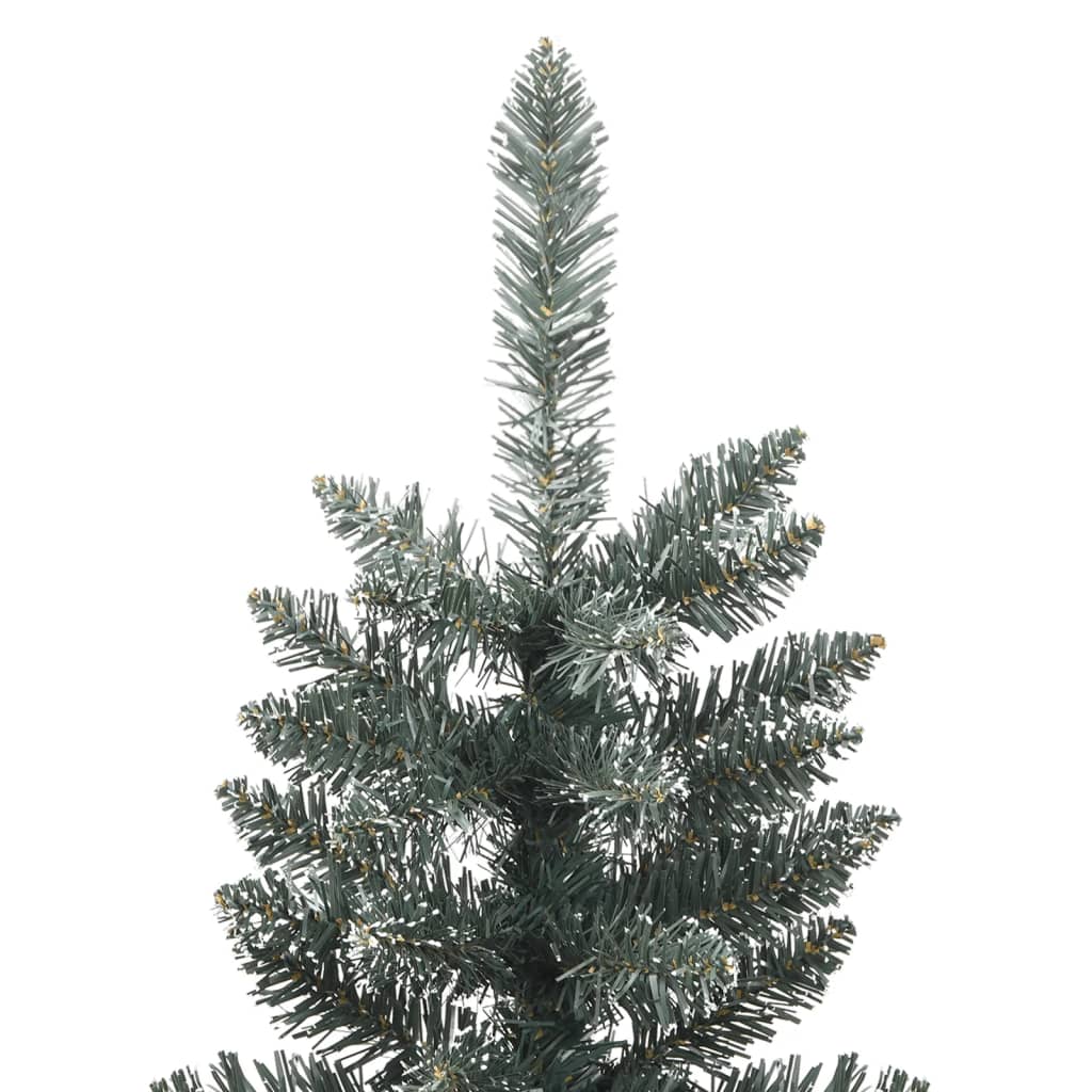 Artificial Slim Christmas Tree With Stand Green Pvc