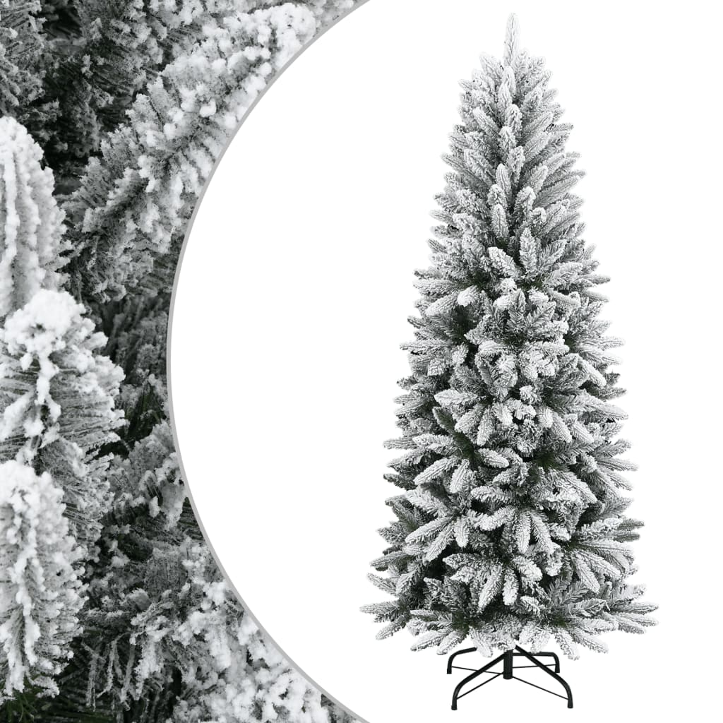 Artificial Christmas Tree With Flocked Snow Pvc&Pe