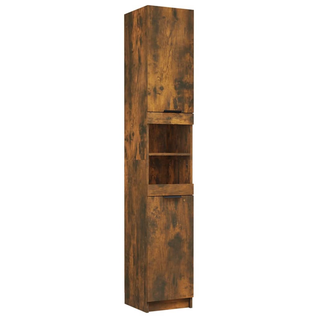 5 Piece Bathroom Cabinet Set Engineered Wood