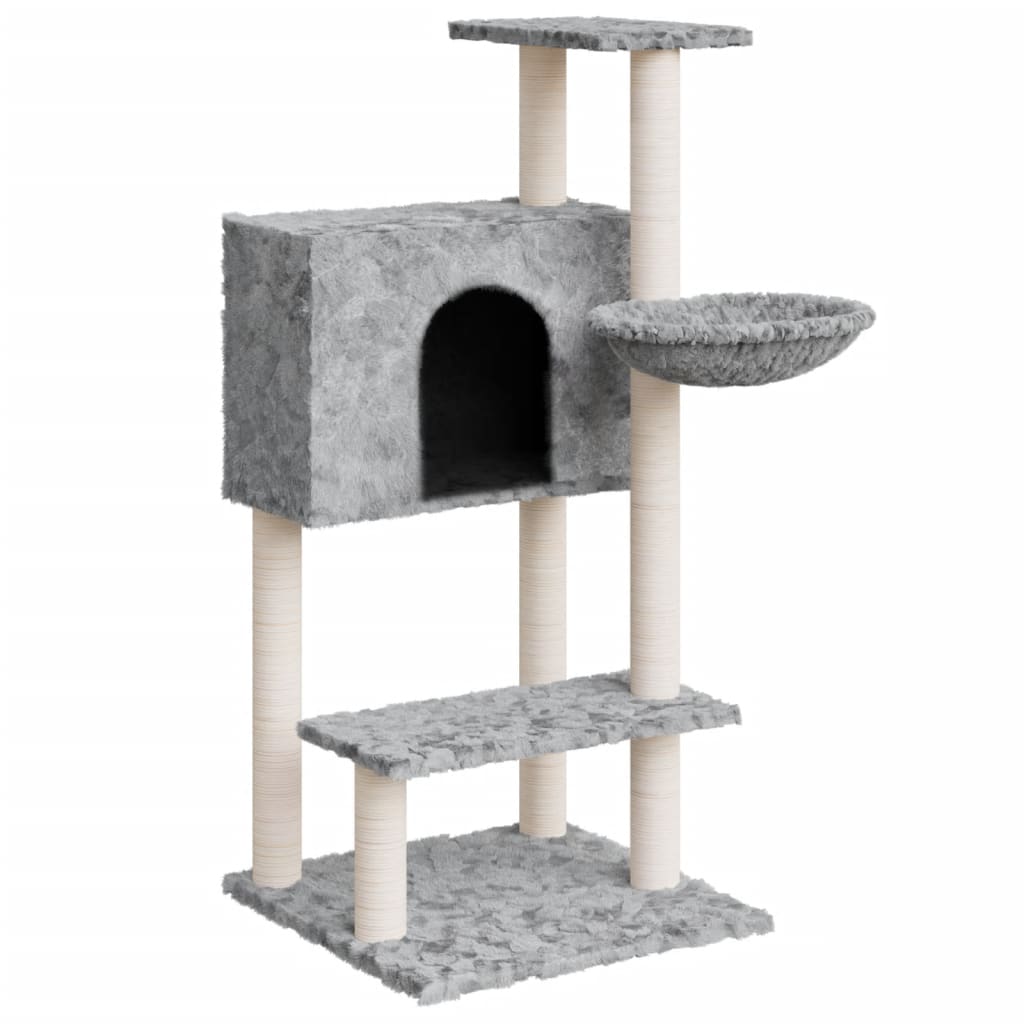 Cat Tree With Sisal Scratching Posts 108.5 Cm