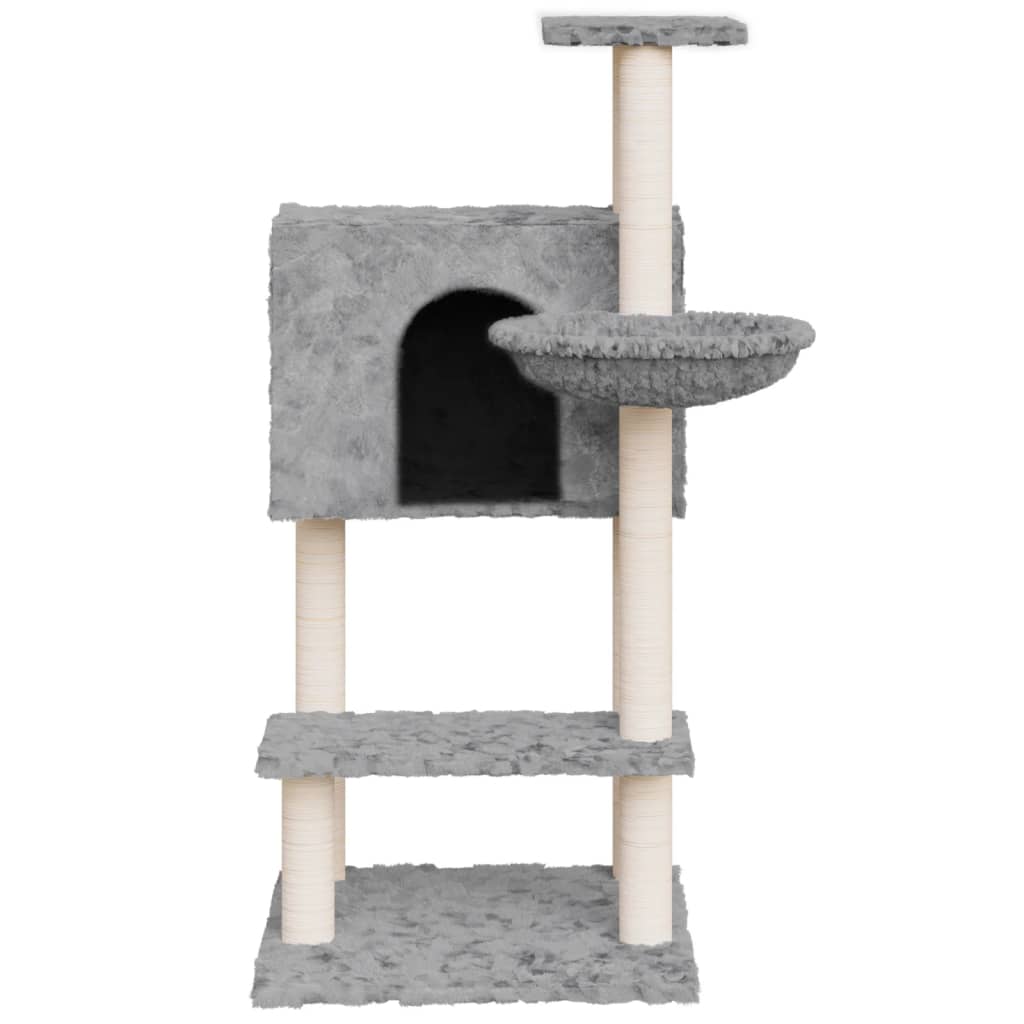 Cat Tree With Sisal Scratching Posts 108.5 Cm