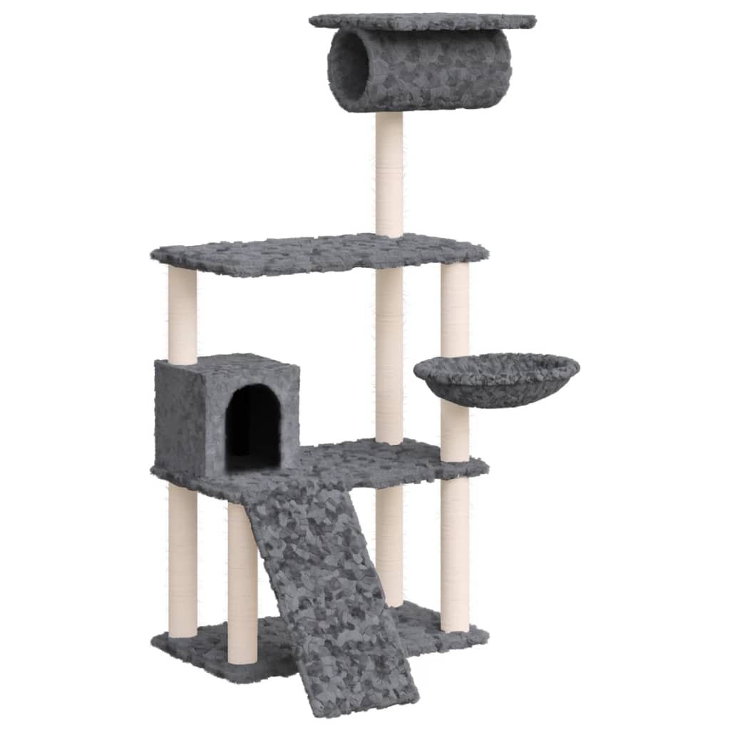 Cat Tree With Sisal Scratching Posts 131 Cm