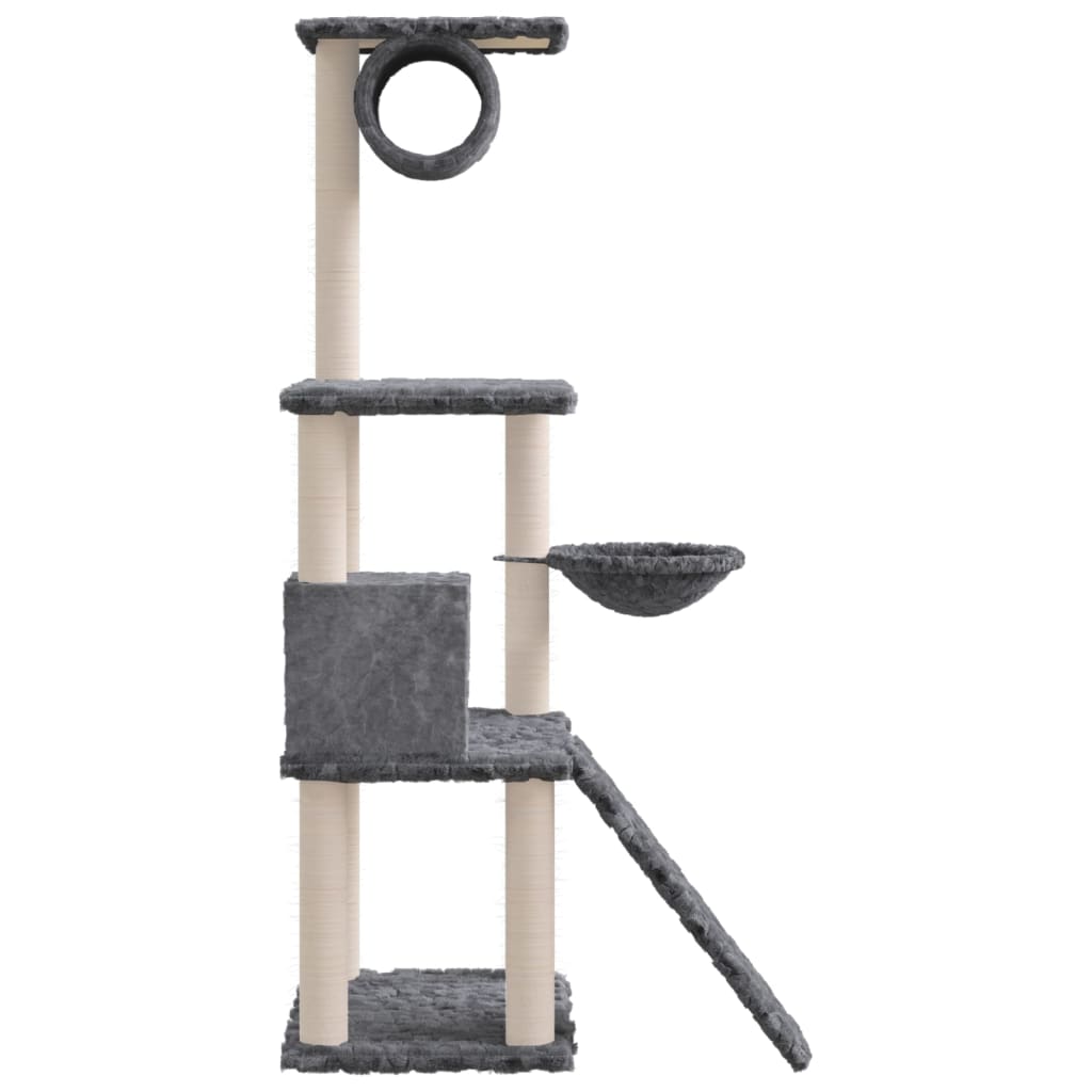 Cat Tree With Sisal Scratching Posts 131 Cm