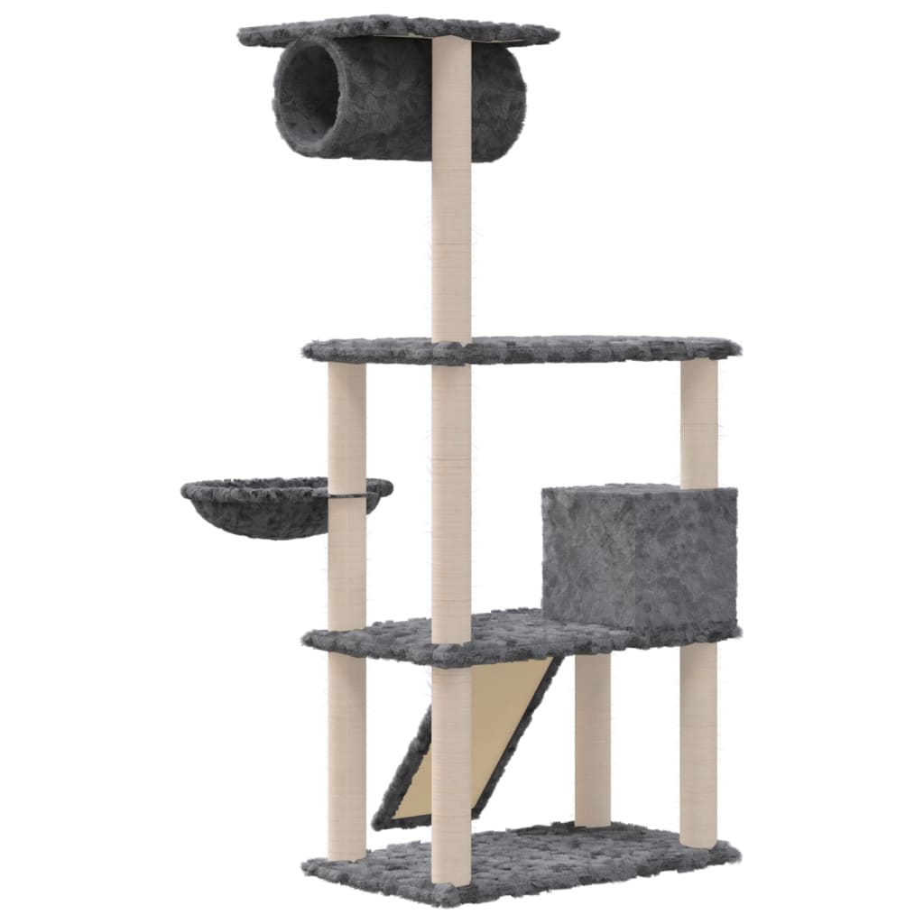 Cat Tree With Sisal Scratching Posts 131 Cm