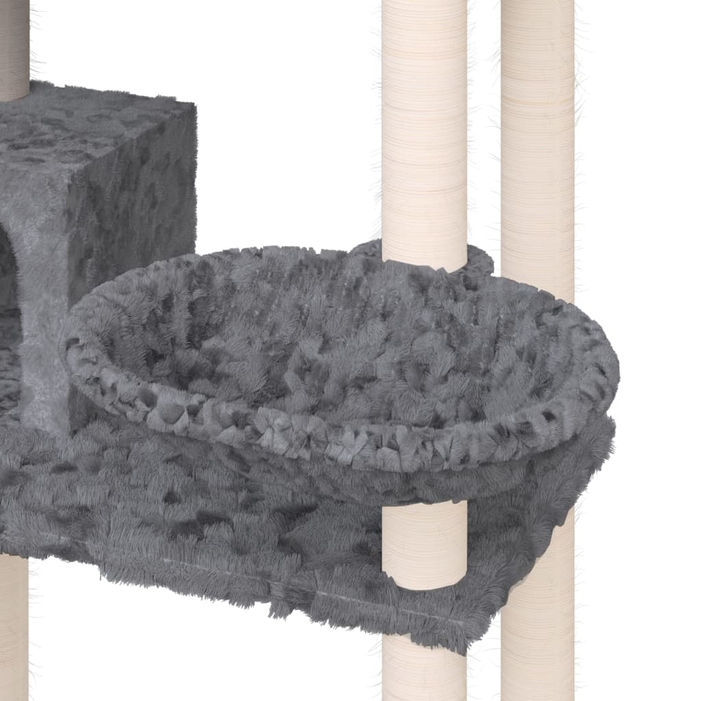 Cat Tree With Sisal Scratching Posts 131 Cm
