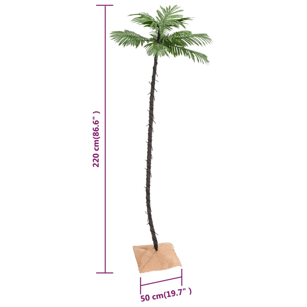 Led Palm Tree Warm White 136 Leds