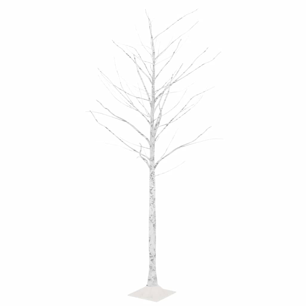 Led White Birch Tree Warm White 128 Leds