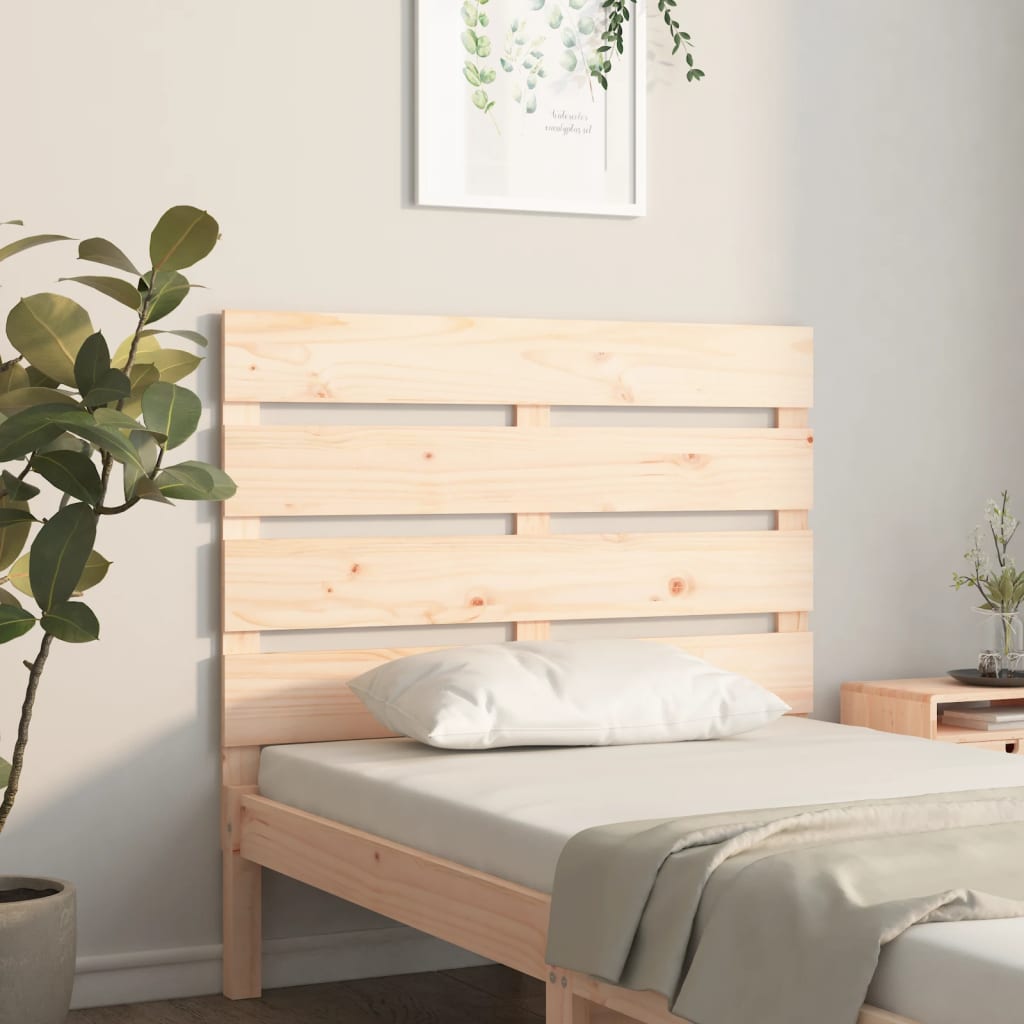 Headboard 160X3X80 Cm Solid Wood Pine