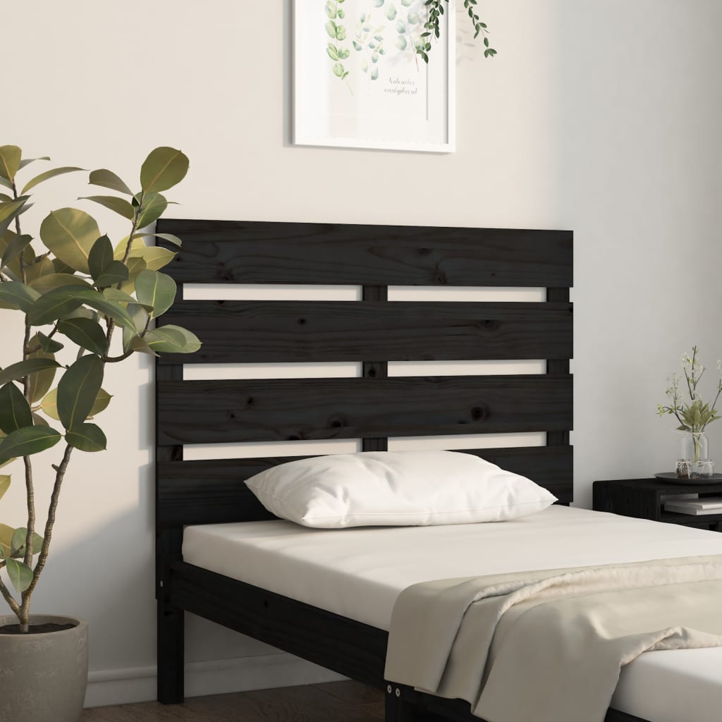Headboard 160X3X80 Cm Solid Wood Pine