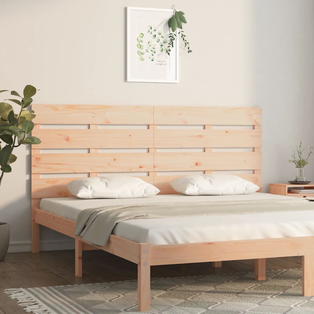 Headboard 160X3X80 Cm Solid Wood Pine