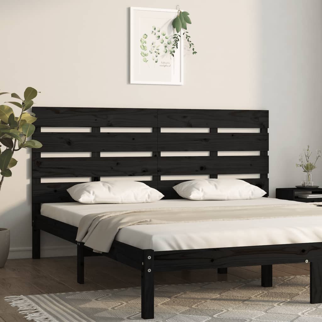 Headboard 160X3X80 Cm Solid Wood Pine