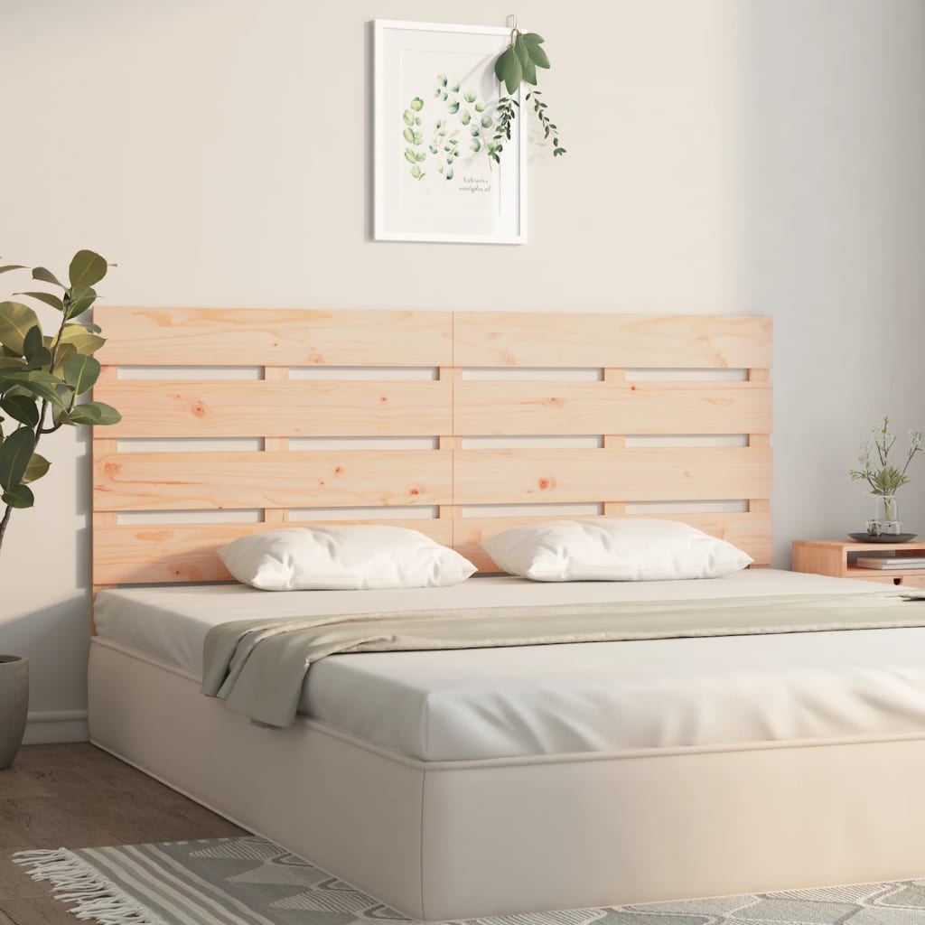 Headboard 160X3X80 Cm Solid Wood Pine