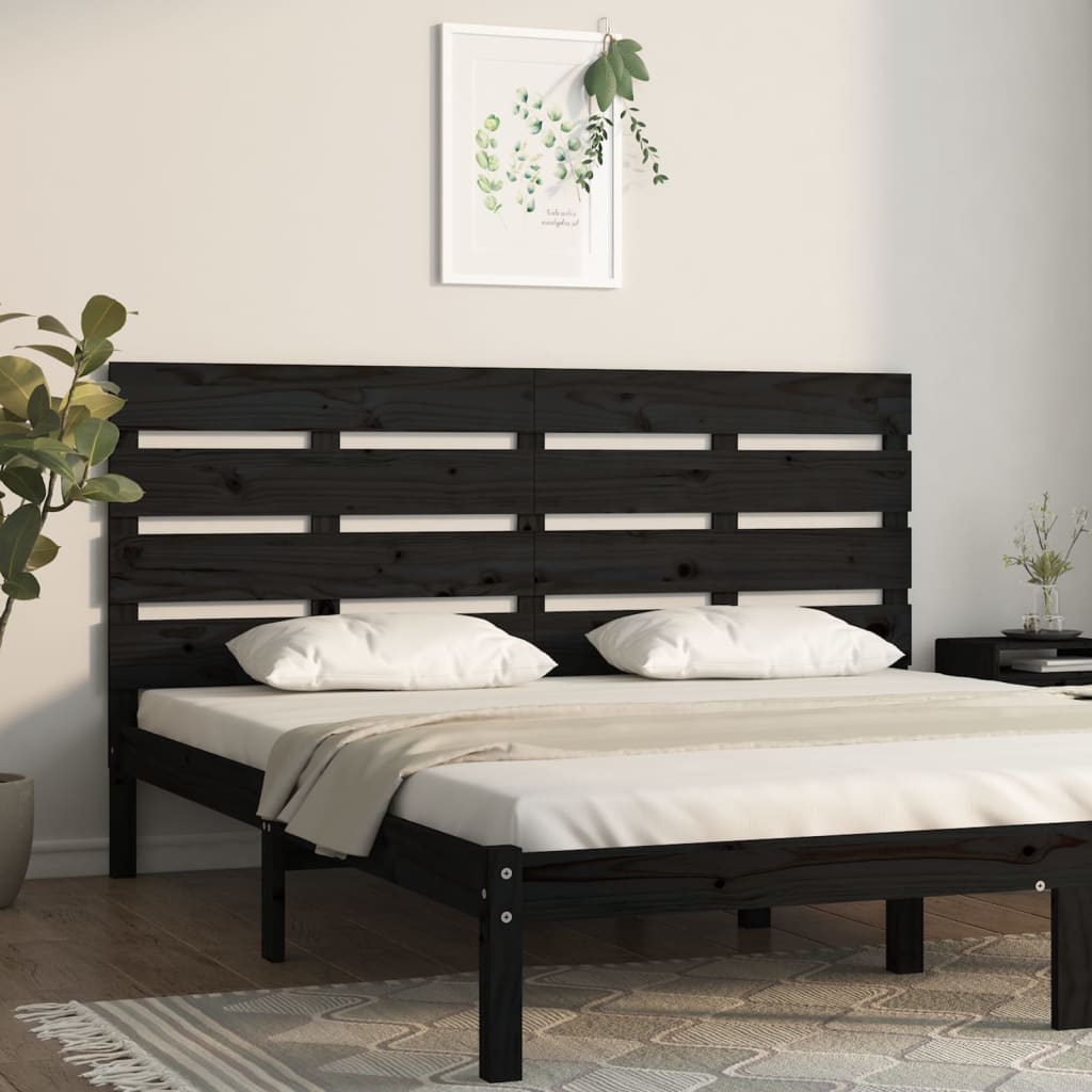 Headboard 160X3X80 Cm Solid Wood Pine