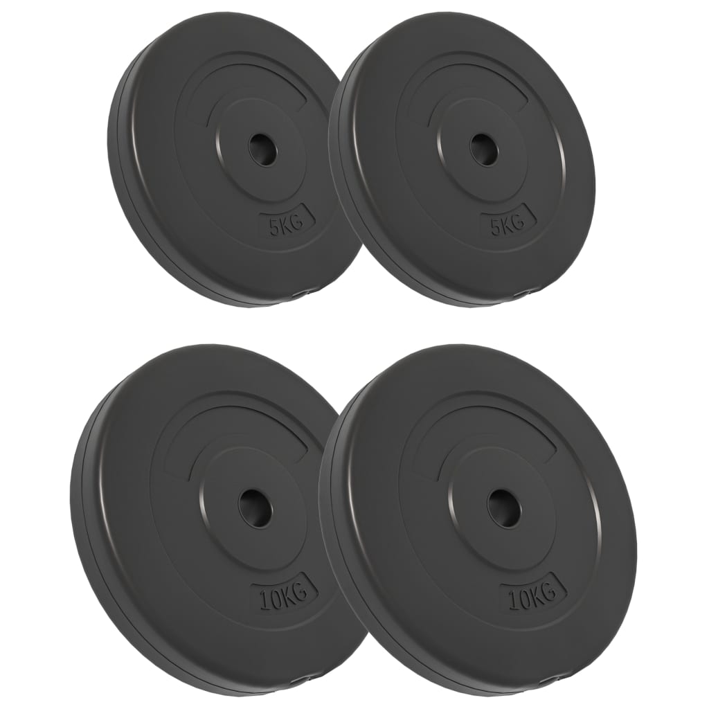 Weight Plates 4 Pcs 30 Kg Cement