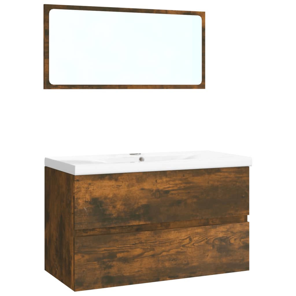 Bathroom Furniture Set Engineered Wood