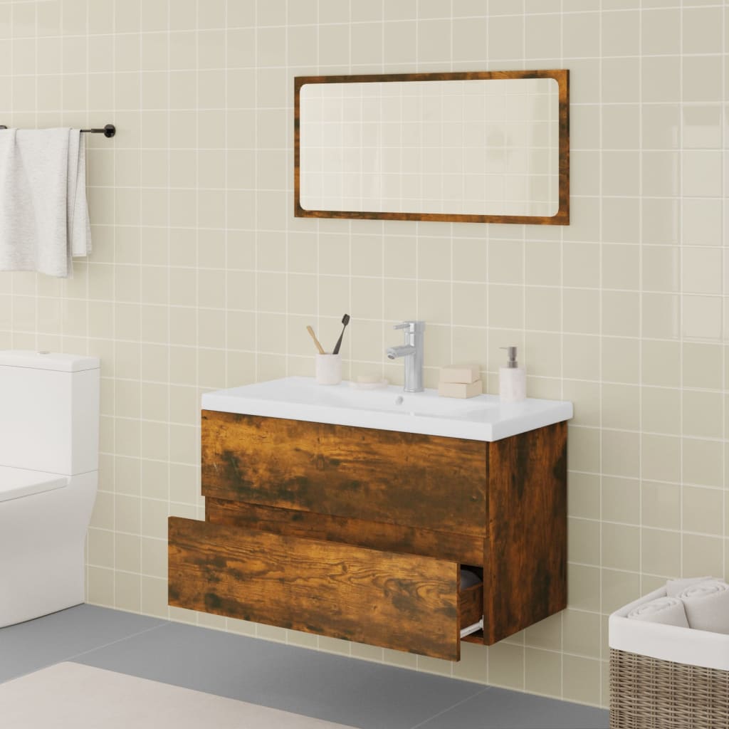 Bathroom Furniture Set Engineered Wood
