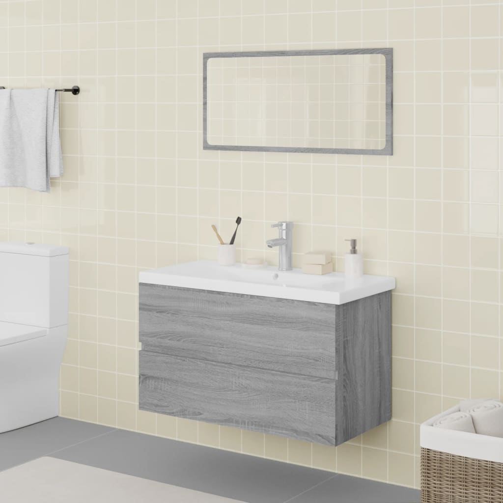 Bathroom Furniture Set Engineered Wood