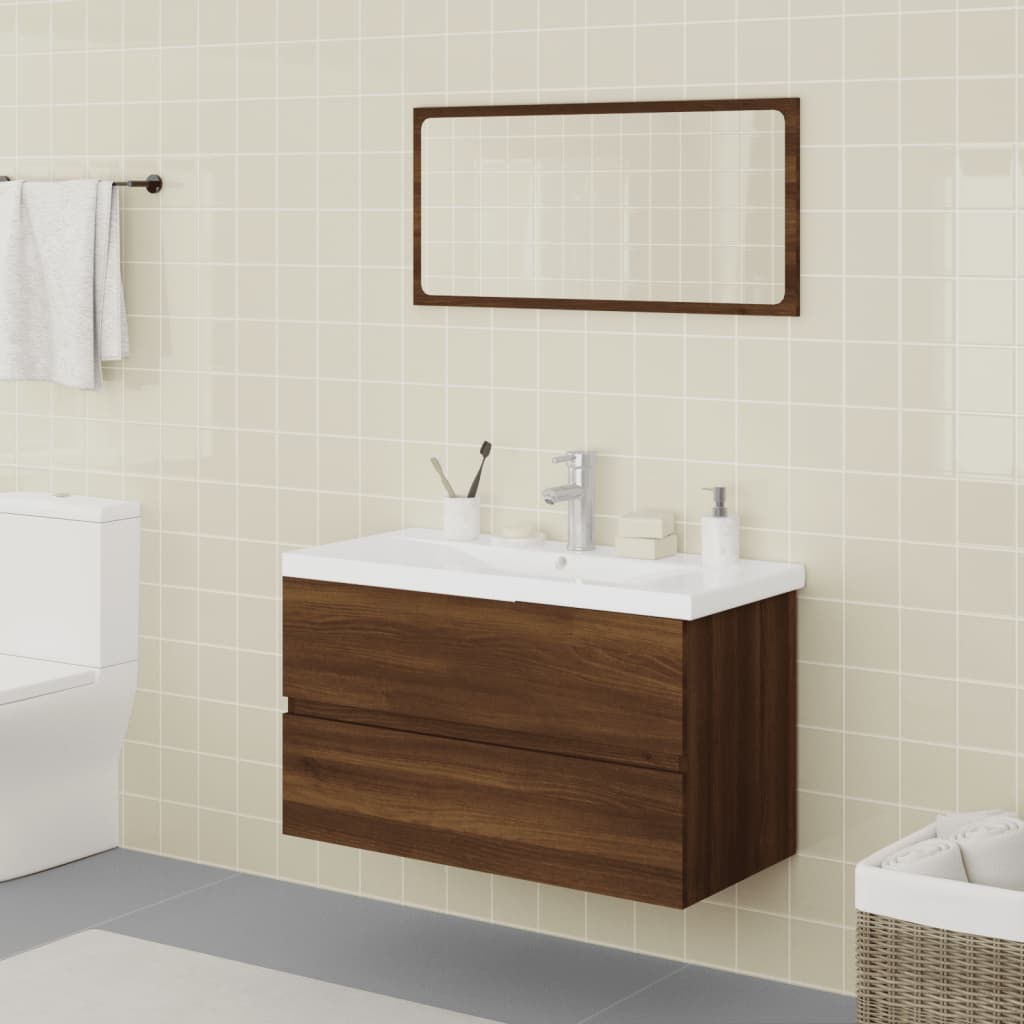 Bathroom Furniture Set Engineered Wood