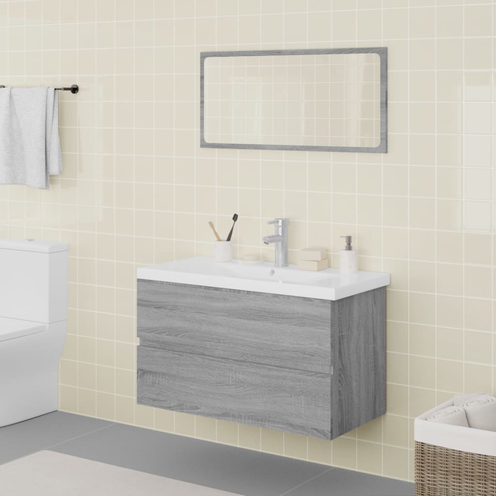Bathroom Furniture Set Engineered Wood
