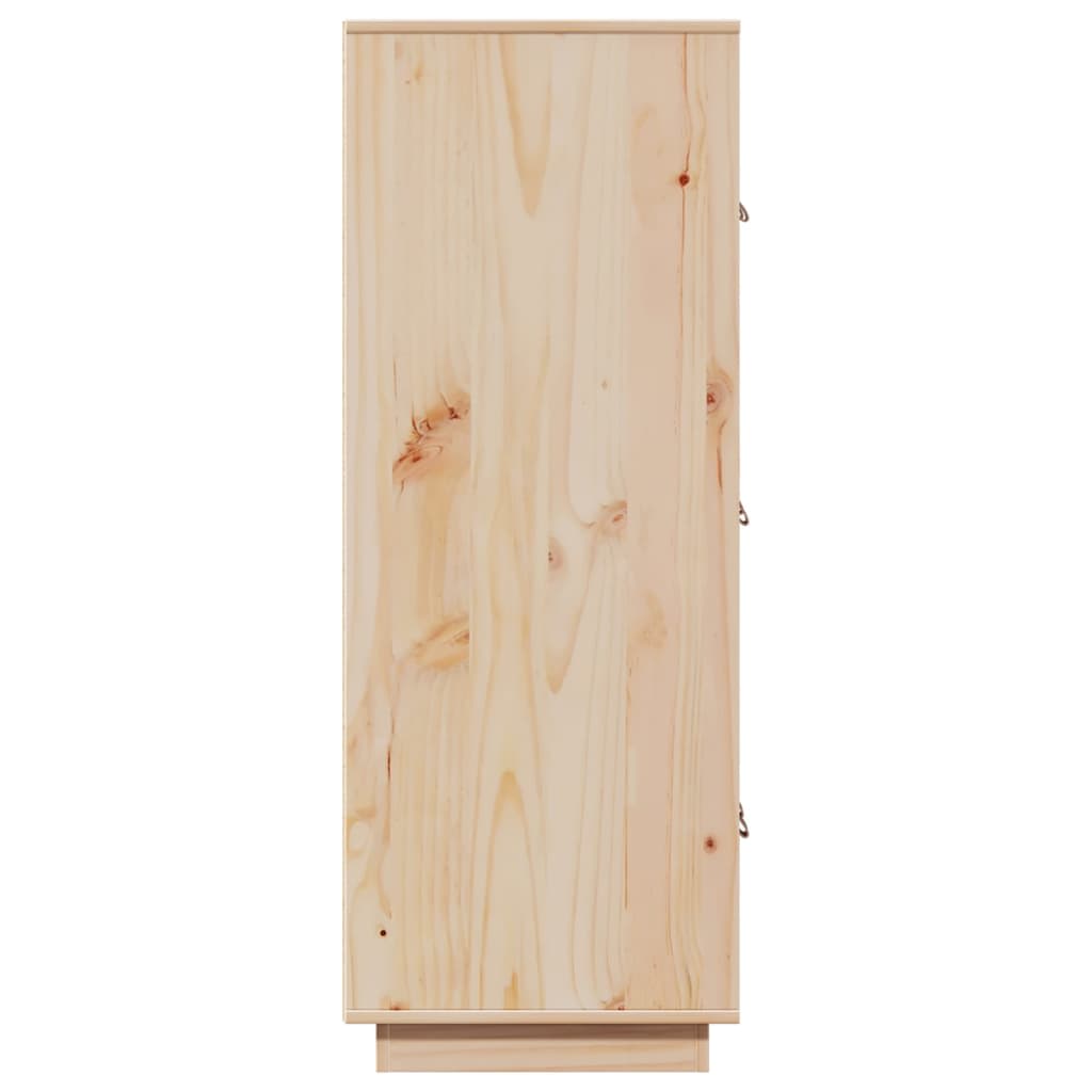 Highboard 67X40X108.5 Cm Solid Wood Pine