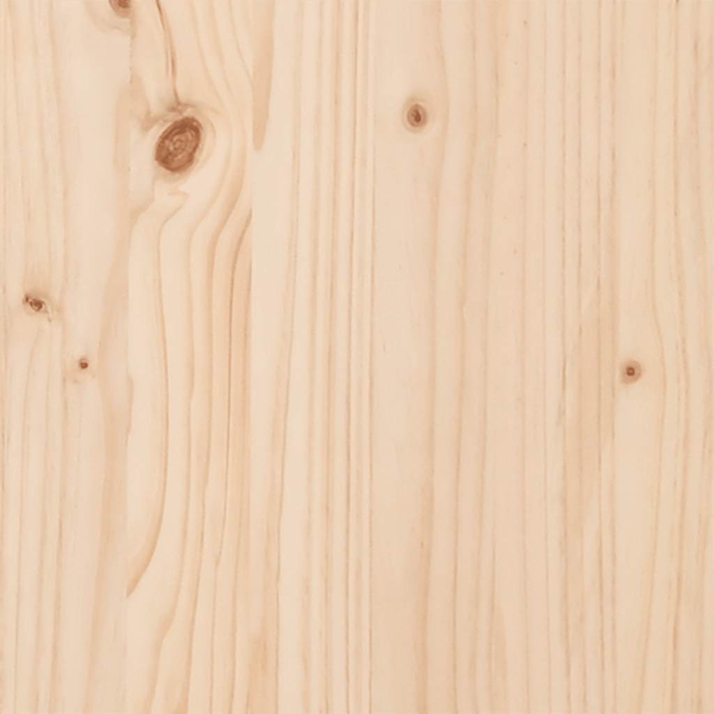 Highboard 67X40X108.5 Cm Solid Wood Pine
