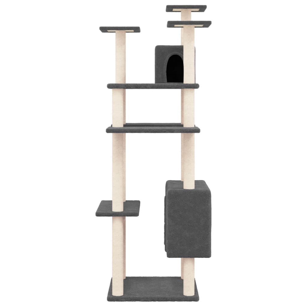 Cat Tree With Sisal Scratching Posts 162 Cm