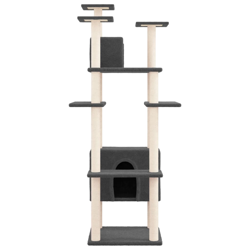 Cat Tree With Sisal Scratching Posts 162 Cm