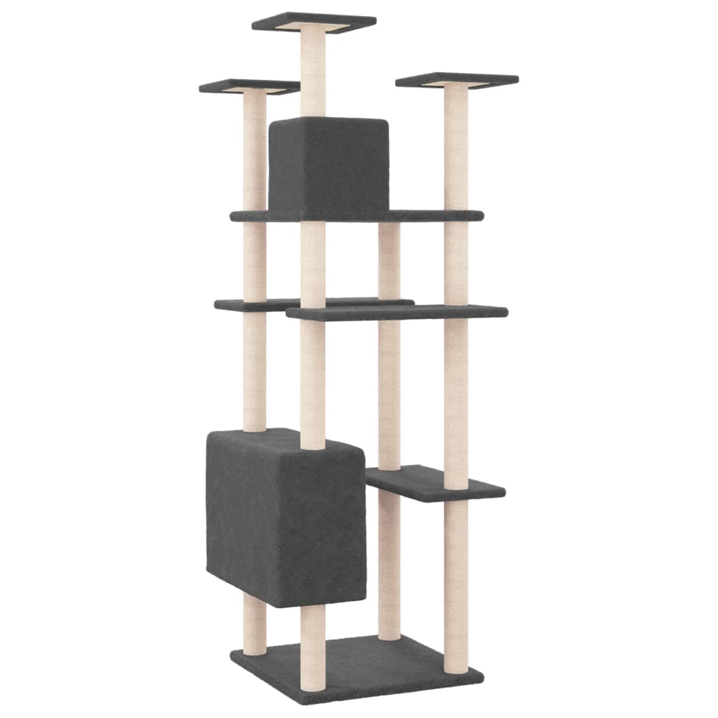 Cat Tree With Sisal Scratching Posts 162 Cm