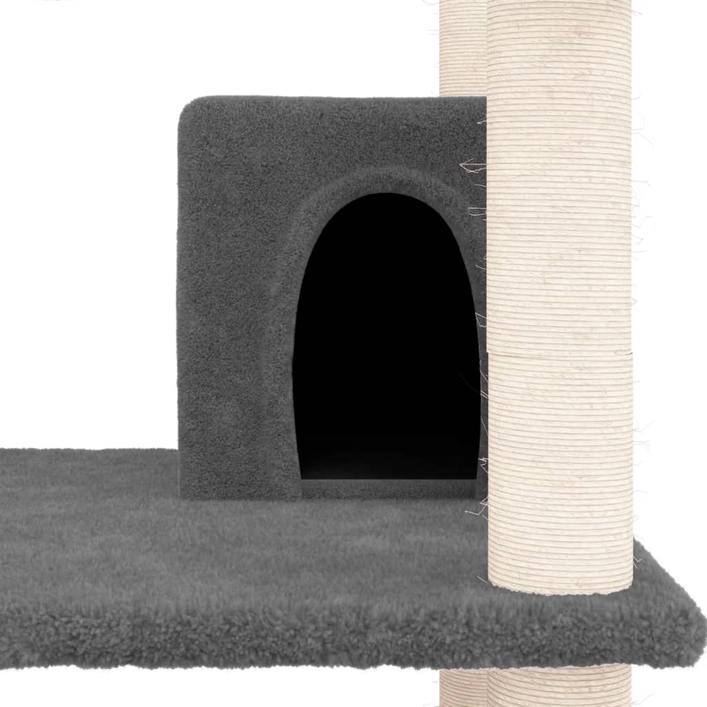 Cat Tree With Sisal Scratching Posts 162 Cm