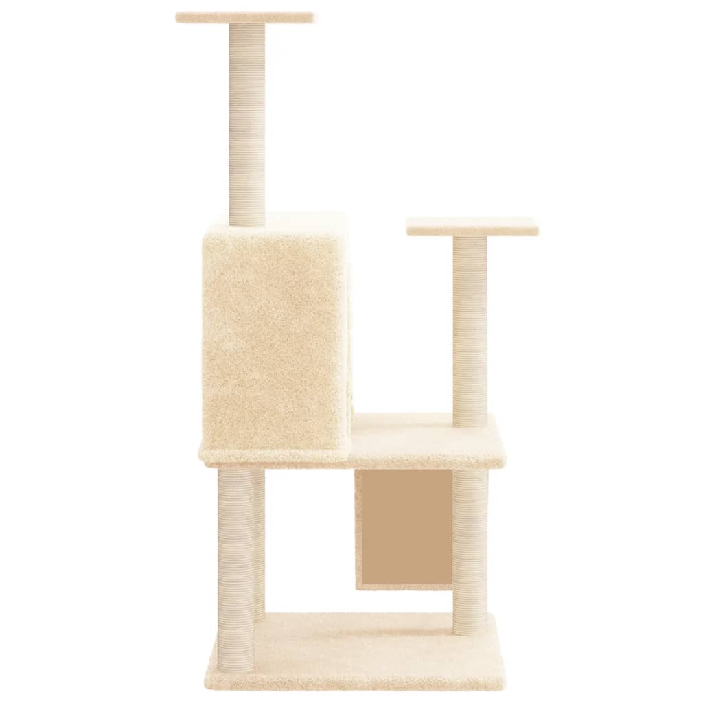 Cat Tree With Sisal Scratching Posts 109 Cm