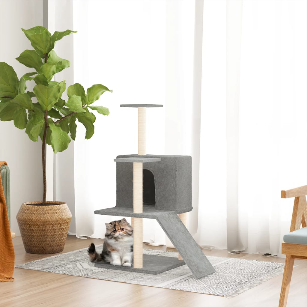 Cat Tree With Sisal Scratching Posts 109 Cm