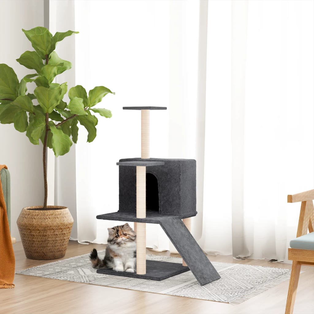 Cat Tree With Sisal Scratching Posts 109 Cm