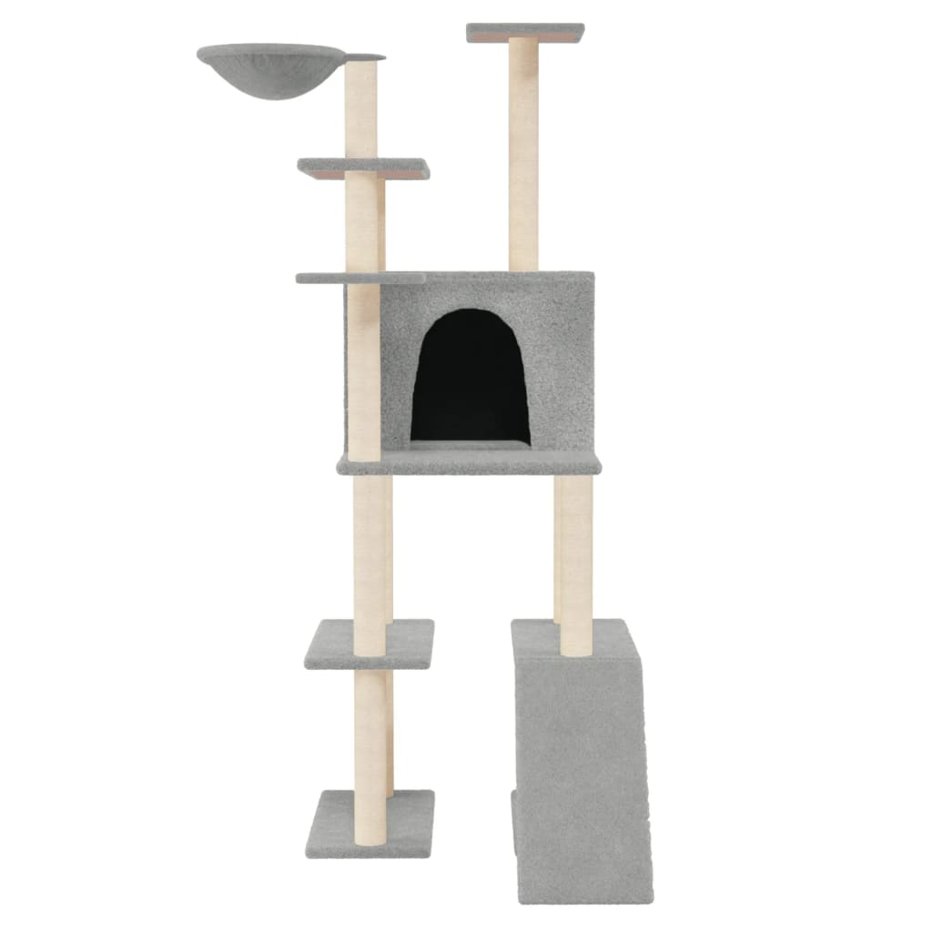Cat Tree With Sisal Scratching Posts 166 Cm