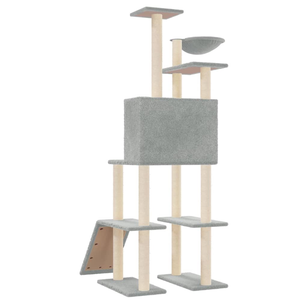 Cat Tree With Sisal Scratching Posts 166 Cm