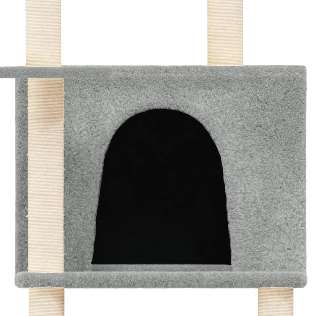 Cat Tree With Sisal Scratching Posts 166 Cm