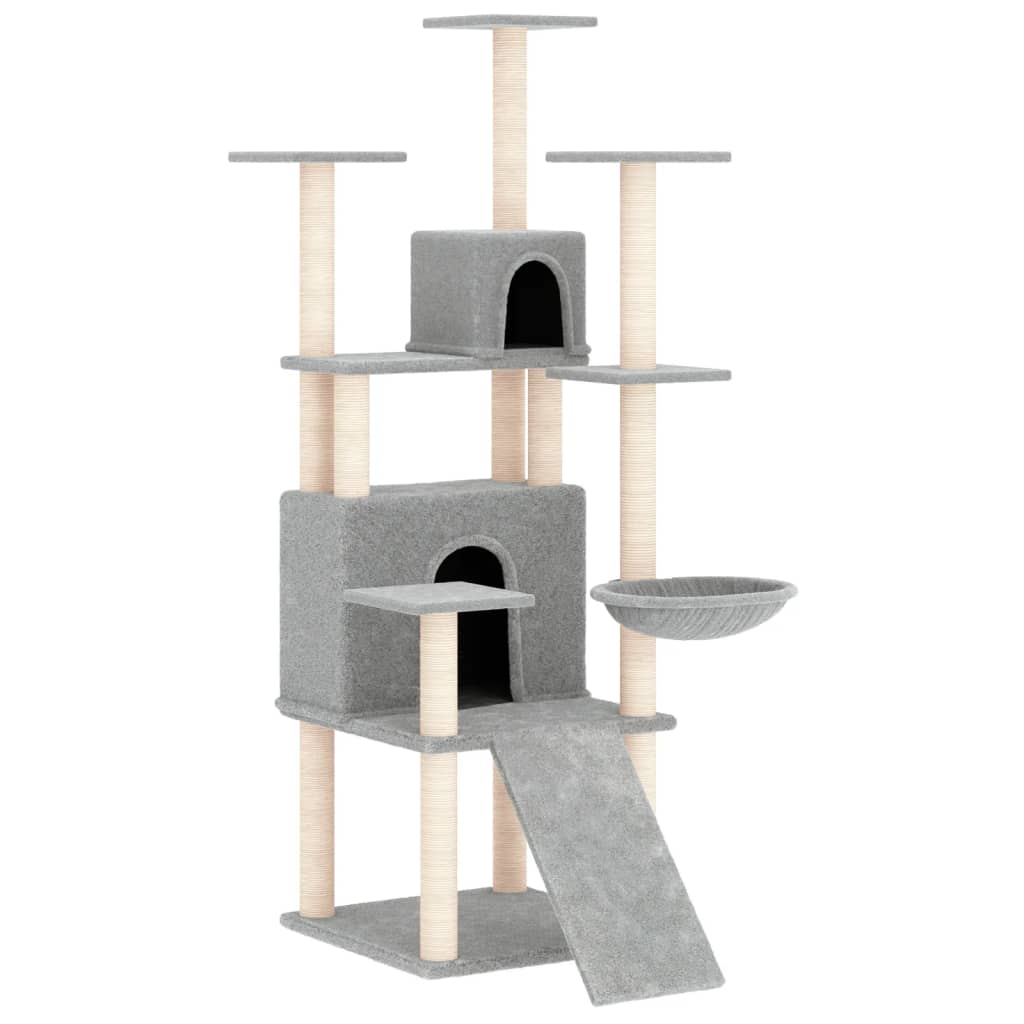 Cat Tree With Sisal Scratching Posts 154 Cm