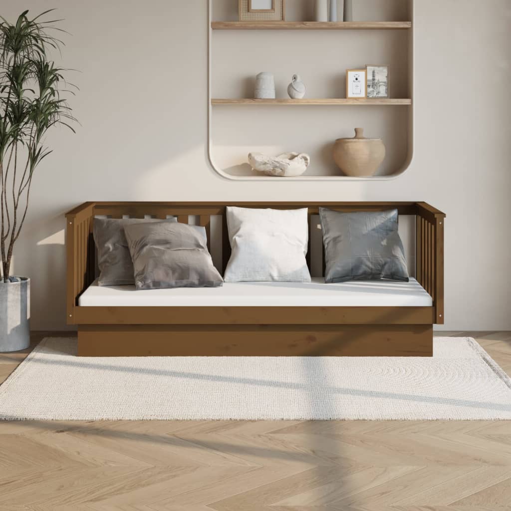Day Bed Without Mattress Single Solid Wood Pine