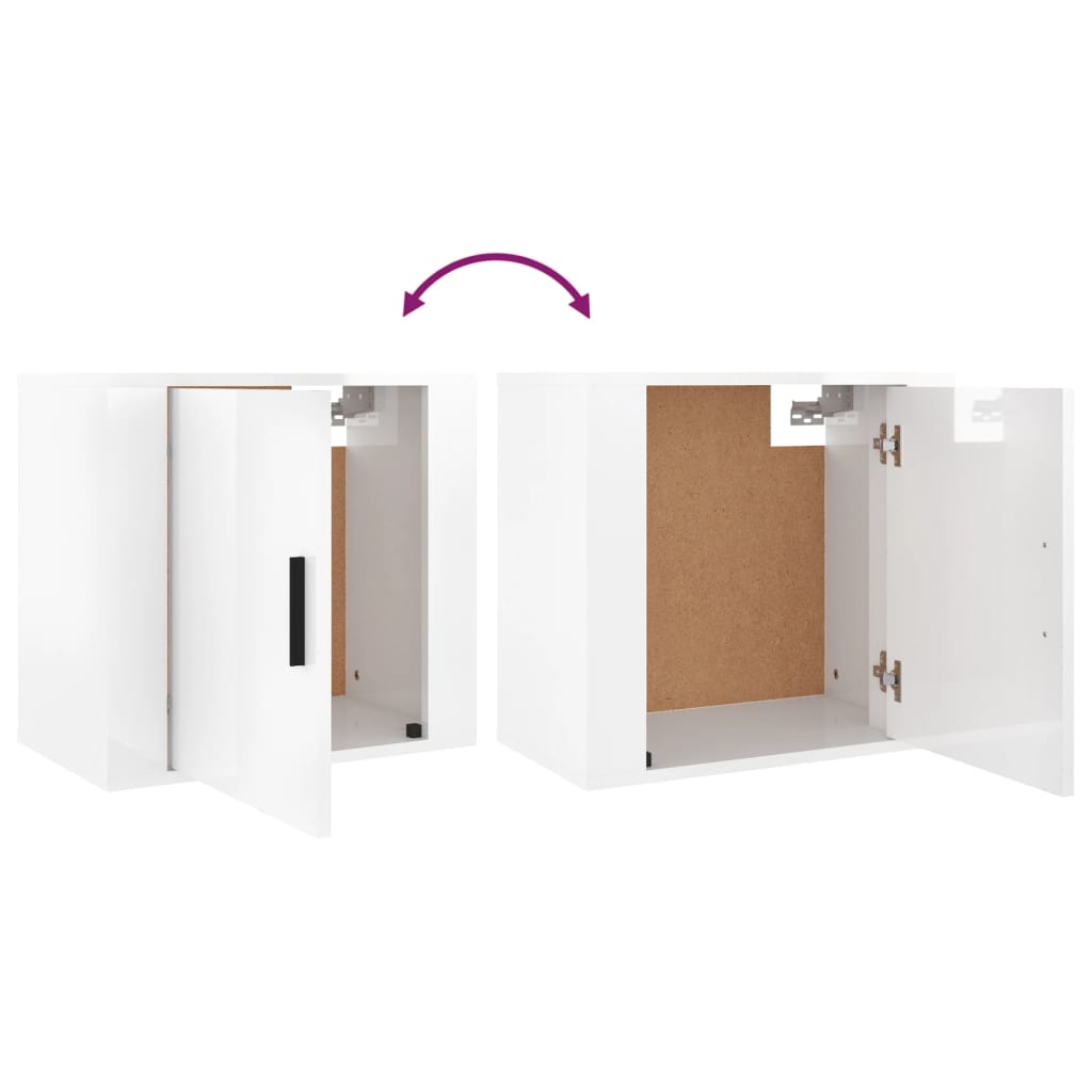 Wall-Mounted Bedside Cabinet 50X30X47 Cm